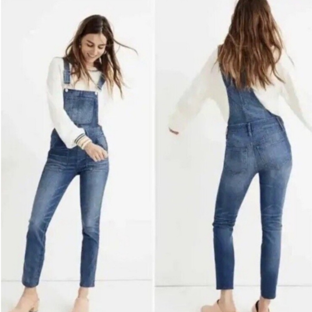 Madewell Blue Denim Jeans Overalls - Picture 14 of 14